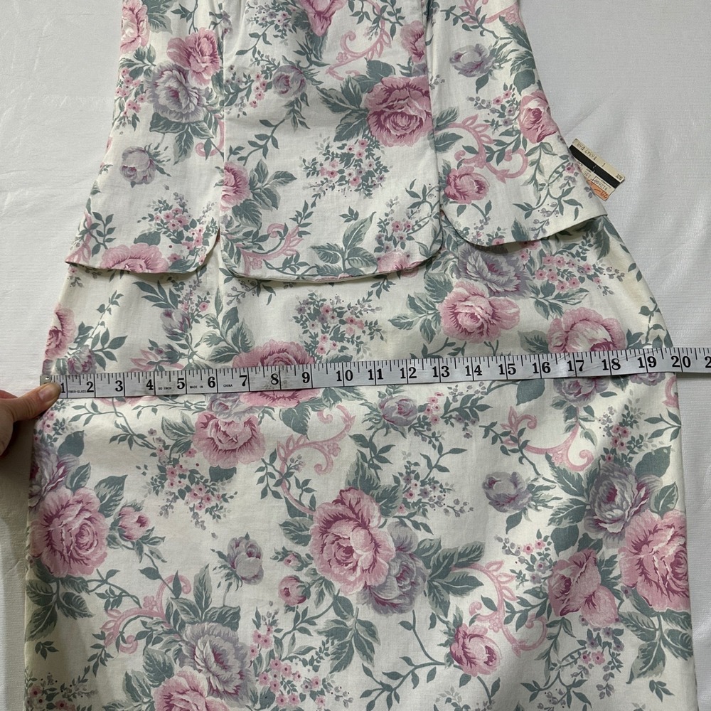 NWT 1991 Scott McClintock Floral Dress Sz 10 Cottagecore Romantic Coquette Gown - Picture 13 of 16
